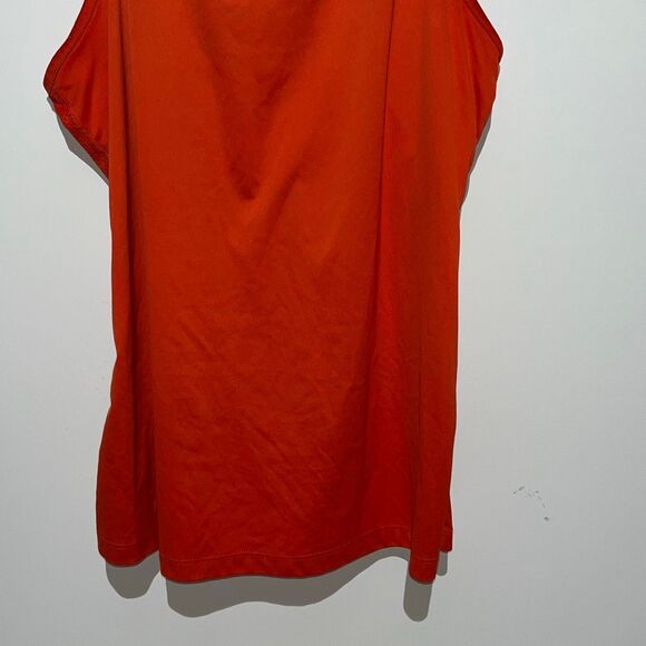 Nike Women's Dri-Fit Athletic Sleeveless Racerback Tank Top Orange Size Medium - Picture 2 of 6